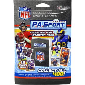 Teenymates Party Animal NFL 2022-2023 P.A.Sport Stamp Collection Book Starter Pack