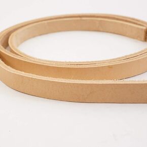 SLC Vegetable Tanned Leather Belt Blank 1 Inch Width x 50 Inches in Length 8/9 Ounce Leather Strip from Springfield Leather Company