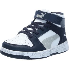 puma unisex-child Rebound Layup Synthetic Leather Hook and Loop