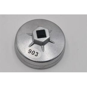 Rlarco 74mm 14 Flute Oil Filter Wrench Aluminum Socket Type Remover Tool for Benz, for, for Sprinter, for, for, for, for and More, Also Fits Mobil1 Filters