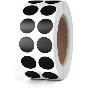 Clear Round Label 0.5 Inch Circle Sticker Self-Adhesive Transparent Dot Wafer Seal Label Waterproof Removable for Retail Package Envelope Roll of 2000 in Saudi Arabia