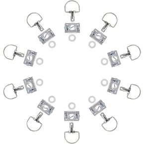 Motorcycle 1/4 turn Quick Release Fasteners Fairing Bolts Studs Quarter Turn + Clips Fits for Honda Yamaha Suzuki Kawasaki Ducati Aprilia KTM Race Fairings (10 Pack)