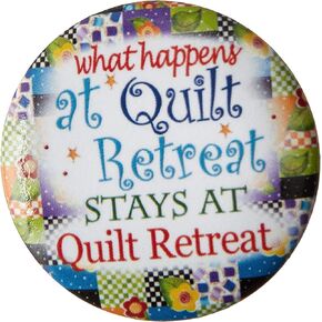 Jody Houghton Designs What Happens at Quilt Retreat 12pk Button, Varies