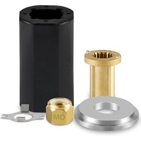 Flo-Torq II Hub Kit Replace OEM #835257Q1 for Mercury/Mariner 60-300 HP Engines&Mercruiser Alpha Bravo One Drives
