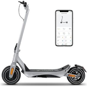 Caroma Electric Scooter, 2600W/850W Peak Motor, 37/30 Miles Range & 36/25 MPH Top Speed, Turn Signal & Cruise Control, Folding Electric Scooter Adults with Wide Pneumatic Wheel