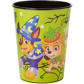 American Greetings 8-Count 16 oz Plastic Party Cups, Paw Patrol Halloween Party Supplies