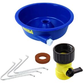 Gold Concentrator Bowl with Control Valve, Wire Legs and Instructions