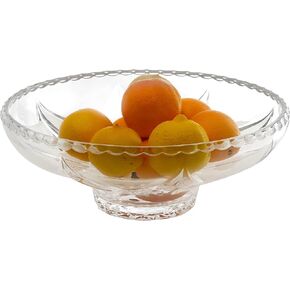 Amlong Crystal Crystal Fruit Bowl, 12.5 inch Diameter