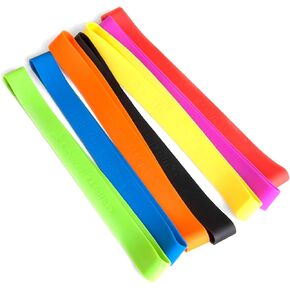 GRIFITI Large Band Joes 12 X 1 Inch, 24" Circumference, 7.6" Diameter10 Pack Silicone Rubber Bands Heat Cold UV Chemical Resistant Game Boxes, Puzzles, Hardhats, Foot Fidget, Cooking, Wrapping, Exercise Extra Big Rubberbands Durable Strong Elastic