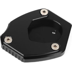 Worldmotop Motorcycle Kickstand Pad Support Kickstand Foot Pad Replacement for Kawasaki Versys650 Versys 650 2010-2022 Side Stand Plate Pad (Black)