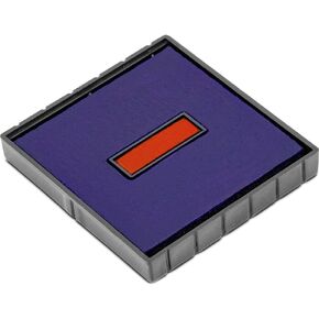 Q43 Replacement Pad for the 2000 Plus Q43 and Q43 Dater Self-Inking Stamp (2 Color Blue/Red)
