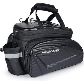 حقيبة الدراجة، حقيبة الدراجة، حقيبة رف الدراجة، سعة 35 لتر، مقاومة للماء، حقيبة سفر لتخزين صندوق الدراجة للرف الخلفي in Kuwait