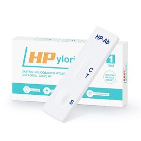 H. Pylori，Helicobacter Pylori Detection kit, 10-15 Minutes of Quick Home Testing, The Result is Highly Accurate, Easy to use and Read,Pack of 1
