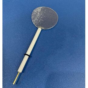 Platinum Electrode 10 * 20 * 0.1mm Platinum Sheet, Purity 99.99% Platinum Plate with Length 80mm PTFE Rod Electrode, Gold-Plated Copper Terminal Block, Special for electrolytic Analysis