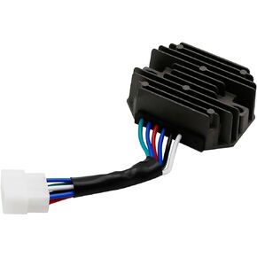 Voltage Regulator Rectifier AM108848, AM126304, M70121, M97348, 14029 Replacement for JOHN DEERE 240 245 265 Lawn Tractor 345 F525 F735 Gx345 Lx176 X495 X575 X700 X720 Cs Cx Ts Gator