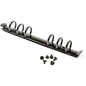 1Pcs Metal A5 Notebook 20mm 6-Hole Ring Binder Mechanisms Replacement Kit for Binder Planners Loose Leaf Binding Spines Combs for Personal Organizers Planners,Black