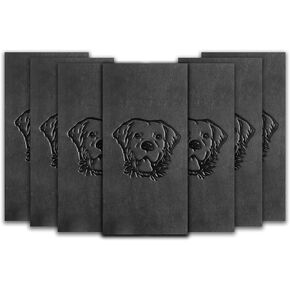 8 Pieces Leather Repair Patch Kits 4X8 Inch Self-Adhesive Leather Tape Upholstery Vinyl Sticker Sticky Leather Stickers for Couches, Sofa, Furniture, Car Seats, Bags, Jackets(Black)