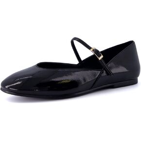 CUSHIONAIRE Women's Amour Mary Jane Flat with +Memory Foam, Wide Widths Available