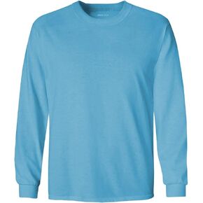 تي شيرت قطني أساسي بأكمام طويلة للشباب من Joe's USA - مقاس XS-XL للشباب