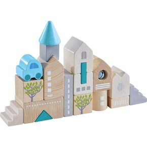 HABA Wooden 18pc Bad Rodach Building Blocks (Made in Germany)