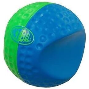 Impact Ball - Golf Swing Trainer Aid - Medium (Blue/Green) - Perfect Your Golf Swing and Lower Your Scores!