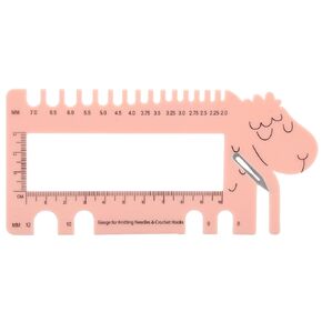 HEEPDD Needle Crochet View Sizer, Sweater Knitting Needle Crochet Hook Gauge Measuring Weaving Auxiliary Tool
