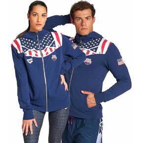 ARENA Standard Unisex OG Hooded Full-Zip Jacket, Navy, L