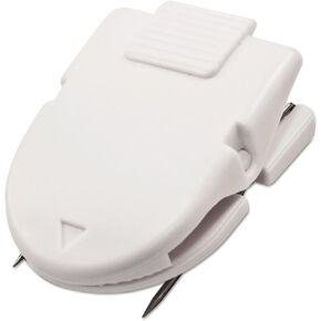 Advantus 75342 Panel Wall Clips for Fabric Panels, Standard Size, White, 50/Box