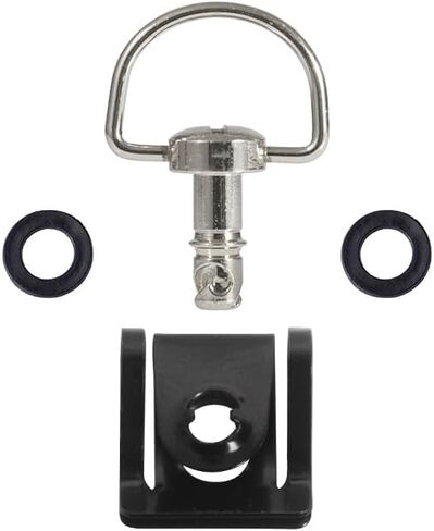 MOTO4U Motorcycle Quick Release Race Fasteners 1/4 Turn 14mm D-Ring Length in Chrome Black(10 Pack) in Saudi Arabia
