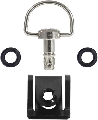 MOTO4U Motorcycle Quick Release Race Fasteners 1/4 Turn 14mm D-Ring Length in Chrome Black(10 Pack) in Saudi Arabia