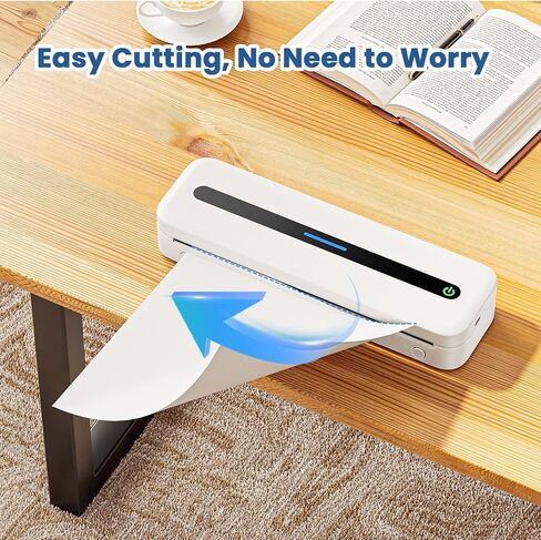Itari M832 Portable Printer Thermal Paper, US Letter Thermal Paper - 8.5'' x 11'', Advance Thermal Printing, Thermal Roll Paper Compatible with M08F M832 Portable Printer, 2 Rolls in Saudi Arabia