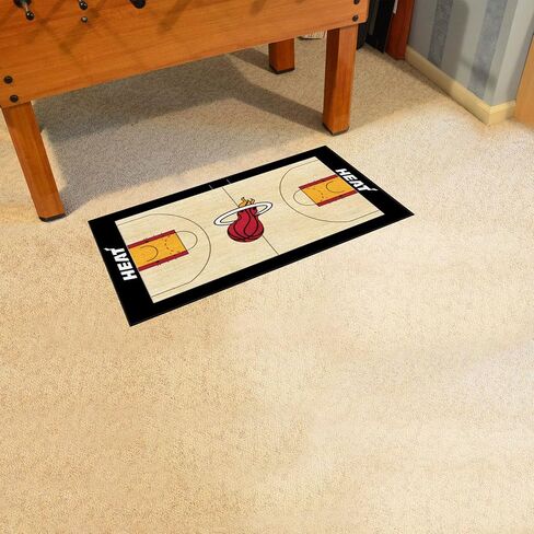 Fanmats 9493 NBA Miami Heat Nylon Court Runner 24 Inch x 44 Inch in Saudi Arabia