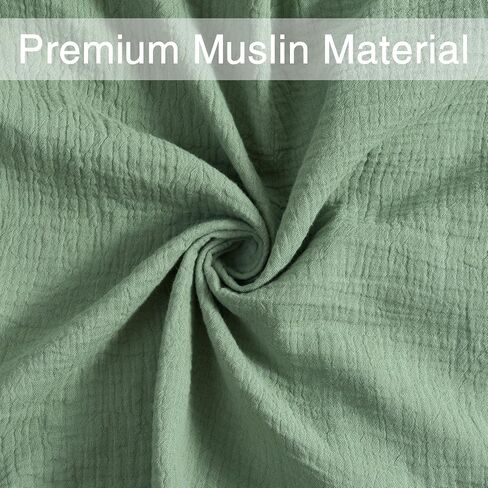 Meracorallo Muslin Changing Pad Cover, 100% Cotton Soft and Comfortable Floral Changing Table Cover for Baby Boys and Girls, Roman Green in Saudi Arabia