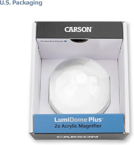 Carson LumiDome and LumiDome Plus 2X Power Acrylic Ball Loupe Magnifiers (LD-33 and LD-75) in Saudi Arabia