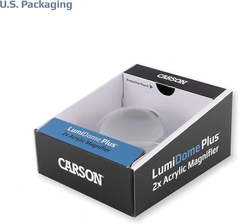 Carson LumiDome and LumiDome Plus 2X Power Acrylic Ball Loupe Magnifiers (LD-33 and LD-75) in Saudi Arabia