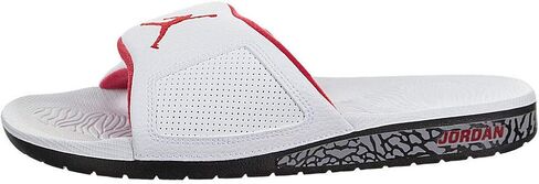 صنادل Nike Jordan Hydro 3 للرجال 854556-103_9 - أبيض/أحمر جامعي-أسود in Saudi Arabia