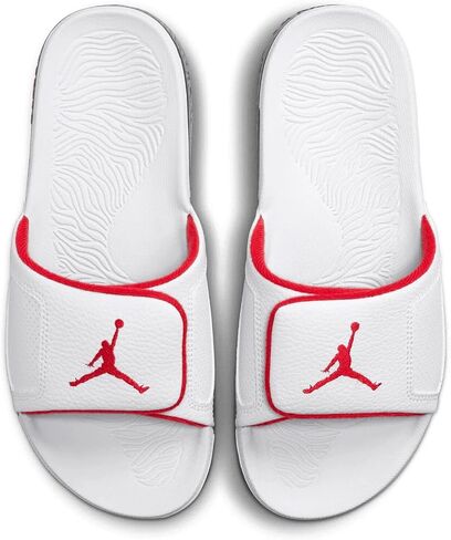 صنادل Nike Jordan Hydro 3 للرجال 854556-103_9 - أبيض/أحمر جامعي-أسود in Saudi Arabia