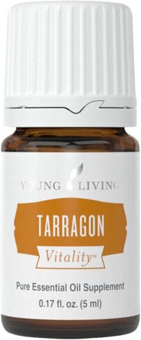 Young Living - Tarragon Vitality Essential Oil 5 ml | Antioxidant Supplement | Digestive Support & Cleansing Properties | Seasoning for Fish, Meat, & Licorice-Like Flavor in Saudi Arabia