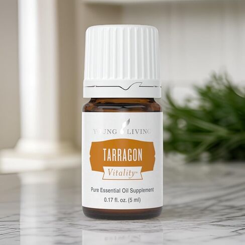 Young Living - Tarragon Vitality Essential Oil 5 ml | Antioxidant Supplement | Digestive Support & Cleansing Properties | Seasoning for Fish, Meat, & Licorice-Like Flavor in Saudi Arabia