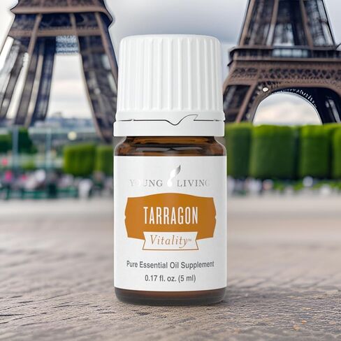 Young Living - Tarragon Vitality Essential Oil 5 ml | Antioxidant Supplement | Digestive Support & Cleansing Properties | Seasoning for Fish, Meat, & Licorice-Like Flavor in Saudi Arabia