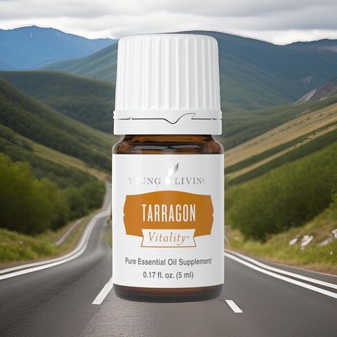 Young Living - Tarragon Vitality Essential Oil 5 ml | Antioxidant Supplement | Digestive Support & Cleansing Properties | Seasoning for Fish, Meat, & Licorice-Like Flavor in Saudi Arabia