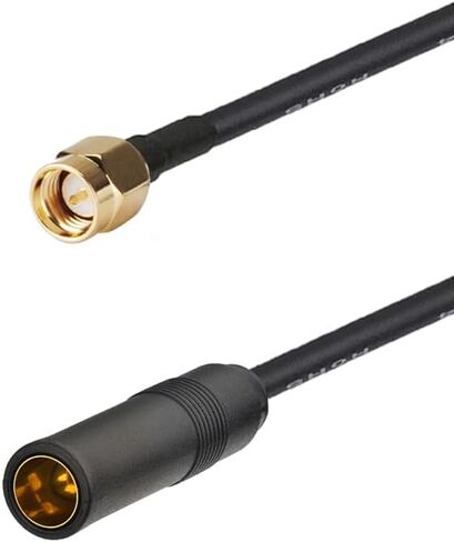 SMA Male to AM/FM Female Adapter RG174 Coax Cable 12 inches Pigtail Jumper RF coaxial Cable for Radio Antenna in Saudi Arabia