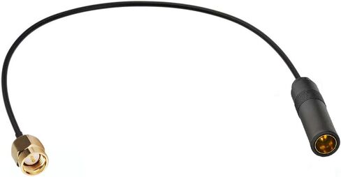 SMA Male to AM/FM Female Adapter RG174 Coax Cable 12 inches Pigtail Jumper RF coaxial Cable for Radio Antenna in Saudi Arabia