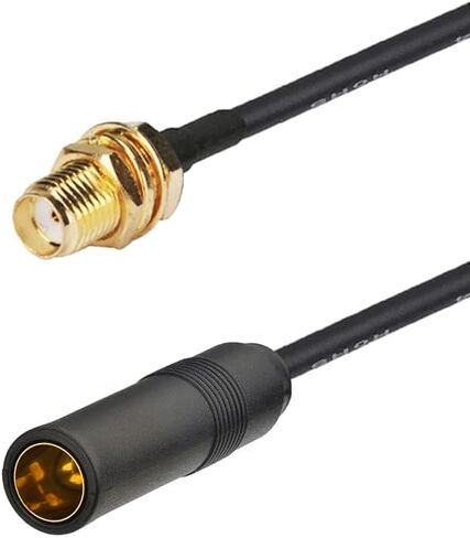 SMA Male to AM/FM Female Adapter RG174 Coax Cable 12 inches Pigtail Jumper RF coaxial Cable for Radio Antenna in Saudi Arabia
