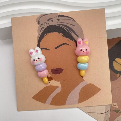 100pcs Slime Charms Resin Fake Candy Lollipop Charms Kawaii Cute Set Mixed Assorted Sweets Flatback Slime Beads Making Supplies for DIY Craft Making and Ornament Scrapbooking in Kuwait