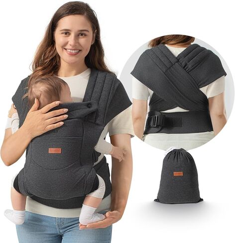 besrey Baby Carrier, Baby Wraps Carrier Mom Dad, Mens Front Back Infant Carrier, Soft Baby Holder Carrier, Baby Gift Wrap, Cloth Shirt Kangaroo Carrier, Forward Chest Carrier in Kuwait