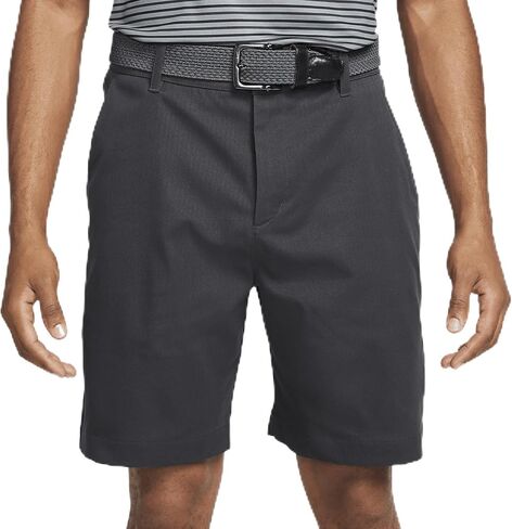 شورت جولف تشينو مقاس 8 بوصات من Nike Tour للرجال (رمادي دخاني داكن/أسود، FD5721-070) مقاس 34 in Saudi Arabia