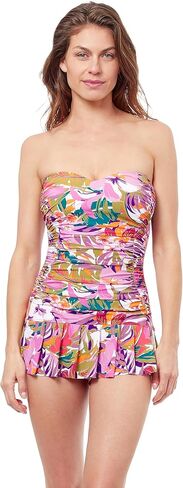 Profile by Gottex Women's Standard Tropikaia Bandeau Swimdress in Saudi Arabia