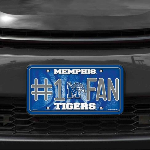Rico Industries NCAA Memphis Tigers #1 مروحة معدنية تلقائية مقاس 8.5 بوصة × 11 بوصة - رائعة للشاحنة/السيارة/سيارات الدفع الرباعي in Saudi Arabia