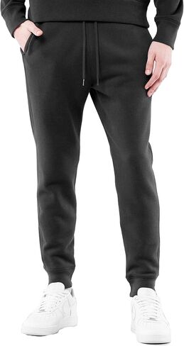 Cotton Folks | Mens Joggers Sweatpants | Slim Fit | Workout Gym Lounging | CF U Comfies - Designed in California in Saudi Arabia